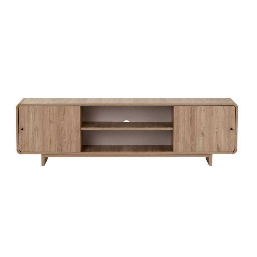 TV-bord KABIN 180x34 cm egetræ