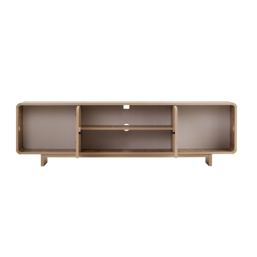 TV-bord KABIN 180x34 cm egetræ