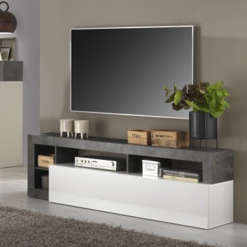 TV-bord LENOR hvid/antracit