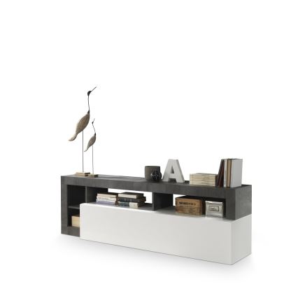 TV-bord LENOR hvid/antracit