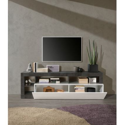TV-bord LENOR hvid/antracit