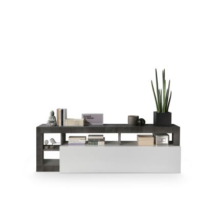 TV-bord LENOR hvid/antracit