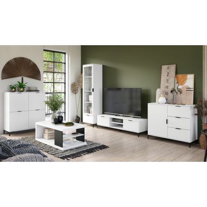 Tv-bord LORA hvid
