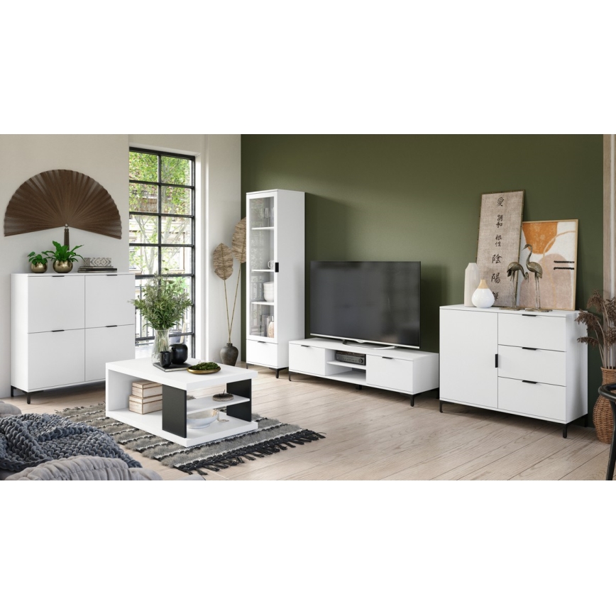 Tv-bord LORA hvid