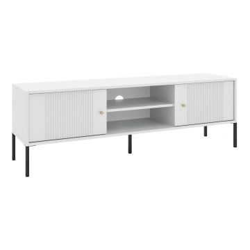 TV-bord LUE hvid/sort