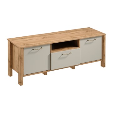TV-bord MENTA 138x49 cm wotan-eg/grå
