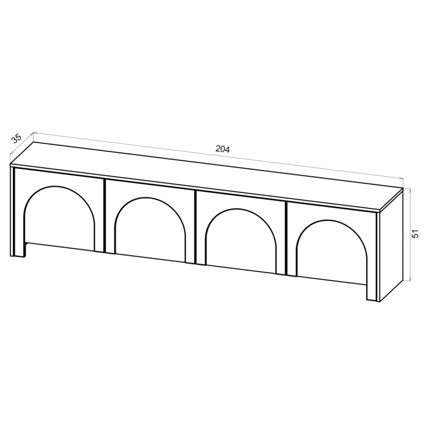 TV-bord NIO kashmir/beige