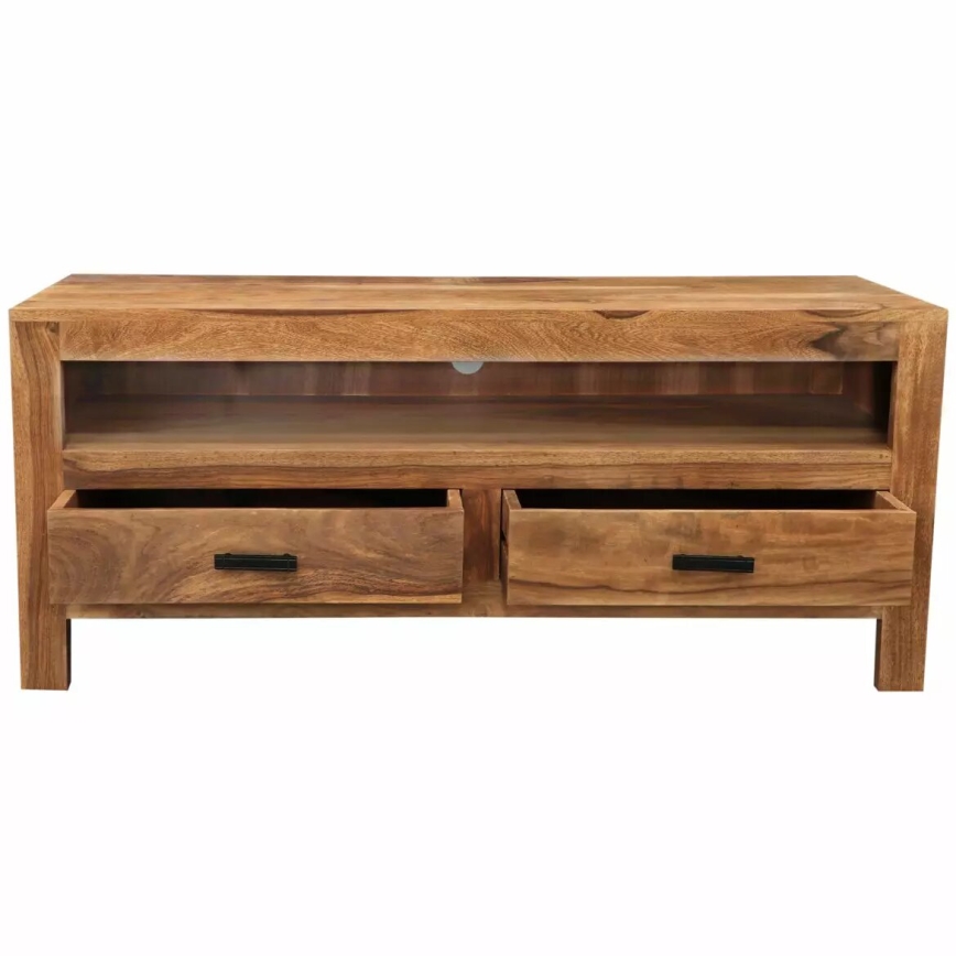 Tv-bord RAMI 50x120 cm massivt træ/rosentræ