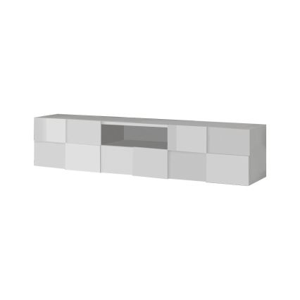 TV-bord SERIAN 184x42x42 cm hvid
