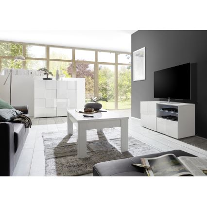 TV-bord SERIAN hvid