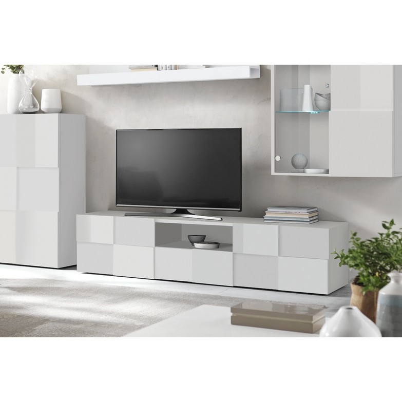 TV-bord SERIAN hvid