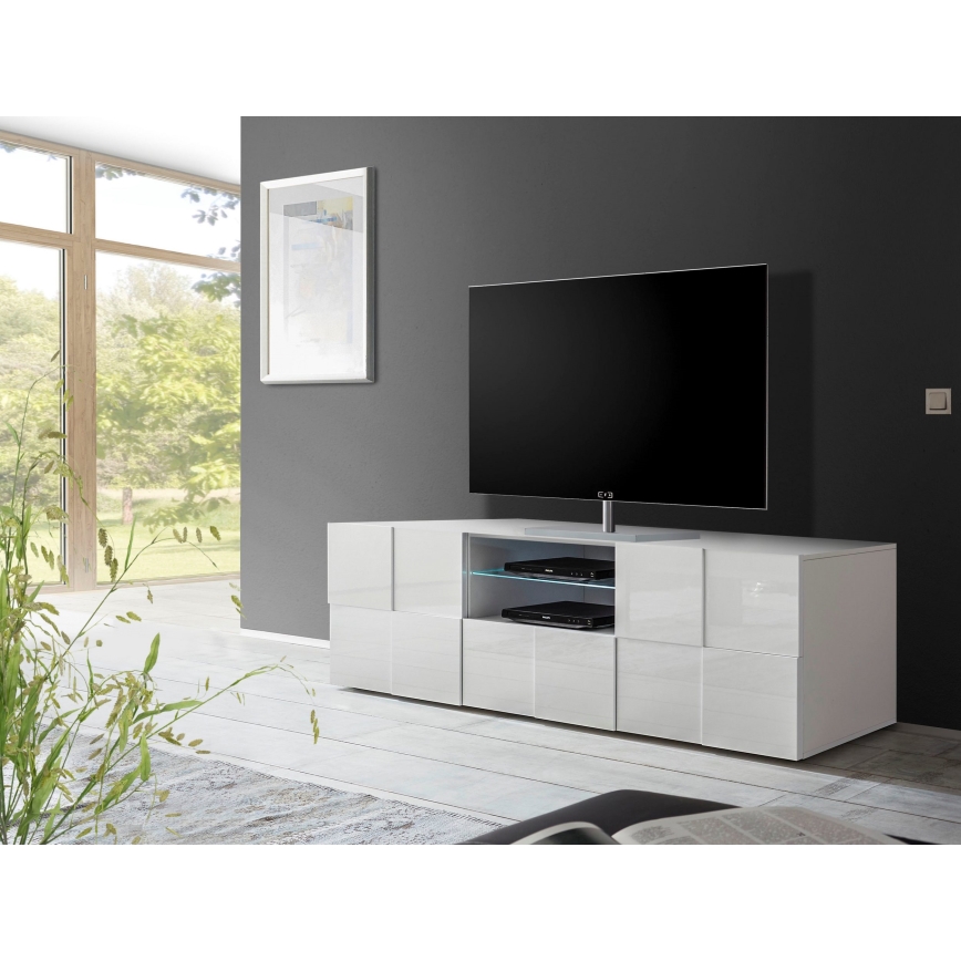 TV-bord SERIAN hvid