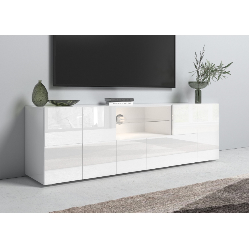 TV-bord SERIAN hvid