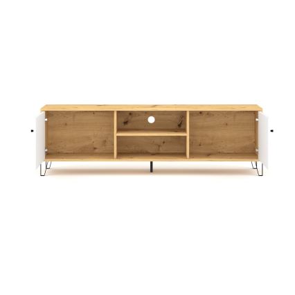 TV-bord SULA artisan-eg/hvid