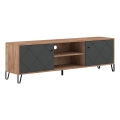 TV-bord SULA i craft-eg/sort
