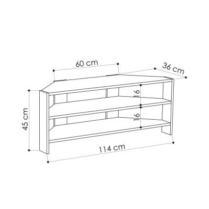 TV bord THALES 45x114 cm eg
