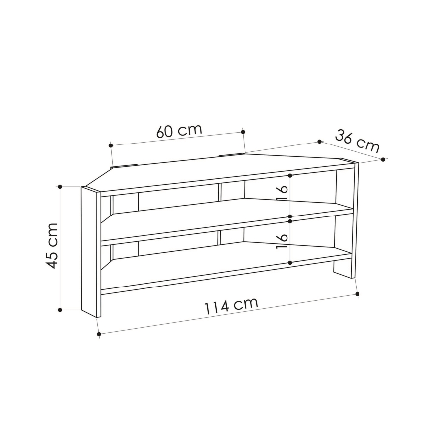 TV bord THALES 45x114 cm eg