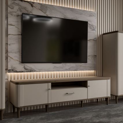 TV-bord VIRO brun/beige