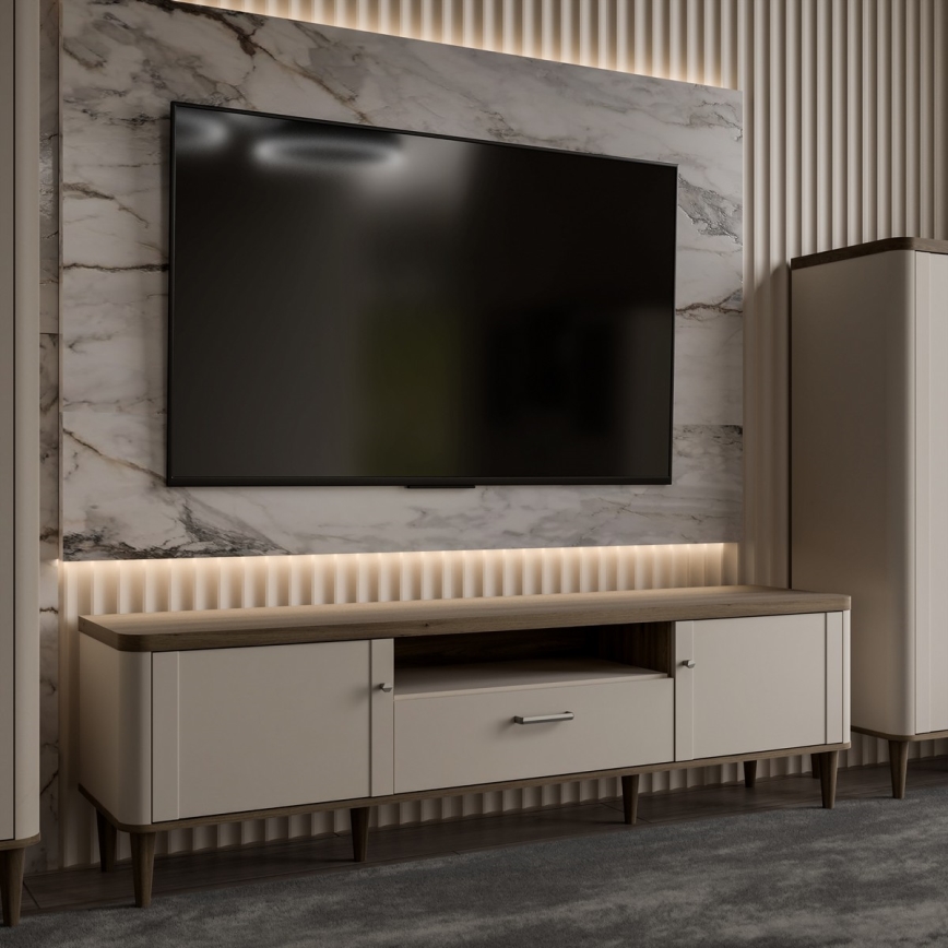 TV-bord VIRO brun/beige