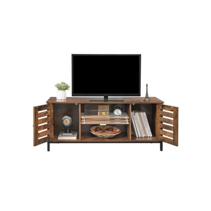 TV-bord VOLTAR brun/sort