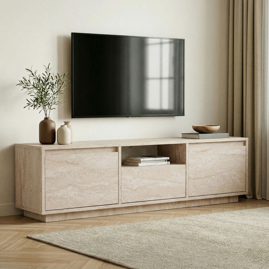 TV-møbel KREDE 160x30 cm beige