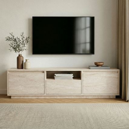TV-møbel KREDE 160x30 cm beige