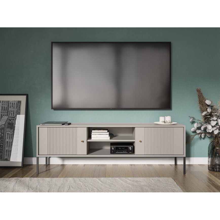 TV-møbel LUE beige/sort