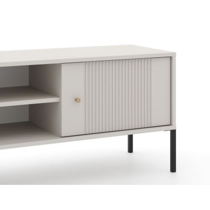 TV-møbel LUE beige/sort