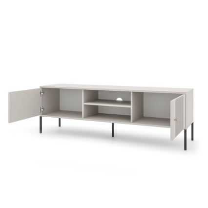 TV-møbel LUE beige/sort