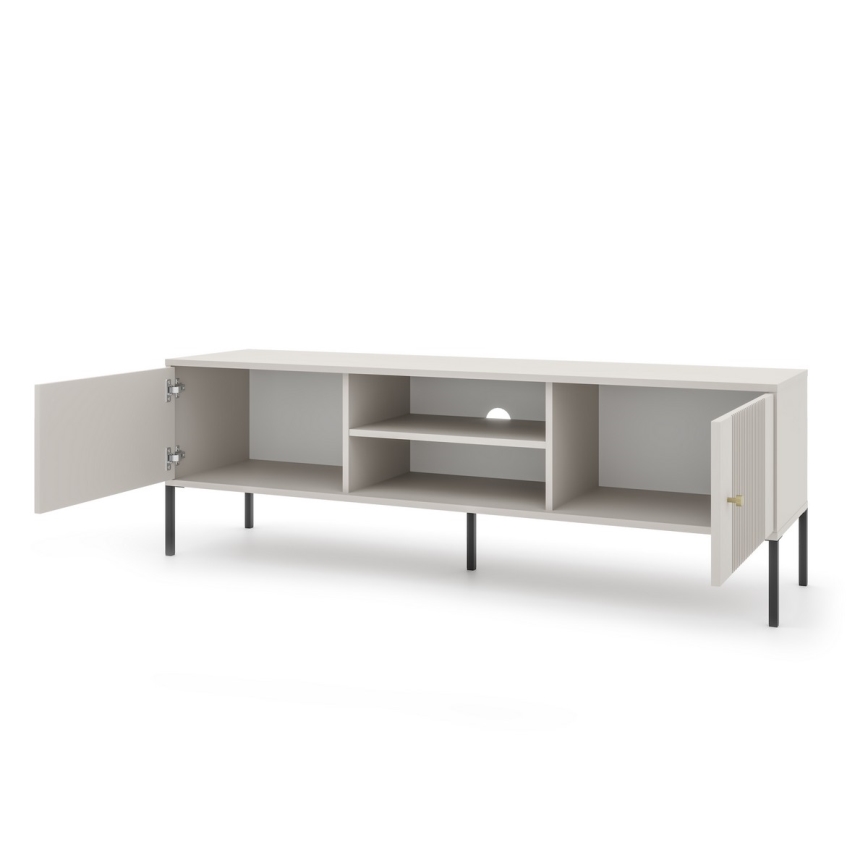 TV-møbel LUE beige/sort