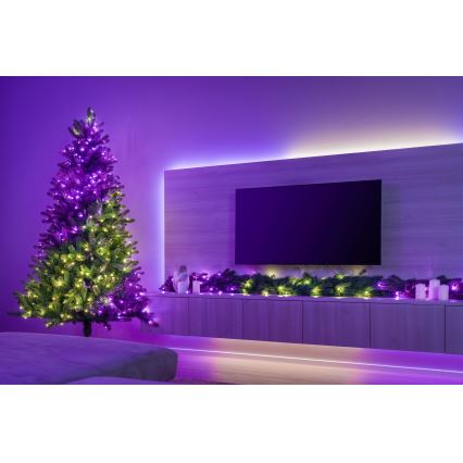 Twinkly - LED RGBW Dæmpbar juledekoration GARLAND 50xLED 2,7 m Wi-Fi