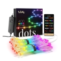 Twinkly - LED RGB Udendørs dæmpbar LED-strimmel DOTS 400xLED 20 m IP44 Wi-Fi