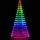 Twinkly - LED RGBW Dæmpbar udendørs juletræ LIGHT TREE 300xLED 2m IP44 Wi-Fi