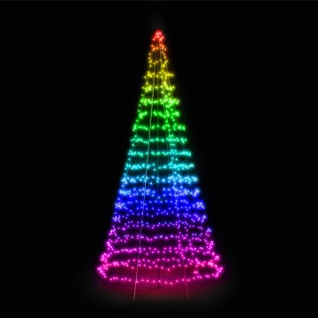 Twinkly - LED RGBW Stmívatelný venkovní vánoční stromek LIGHT TREE 1000xLED 6 m IP44 Wi-Fi