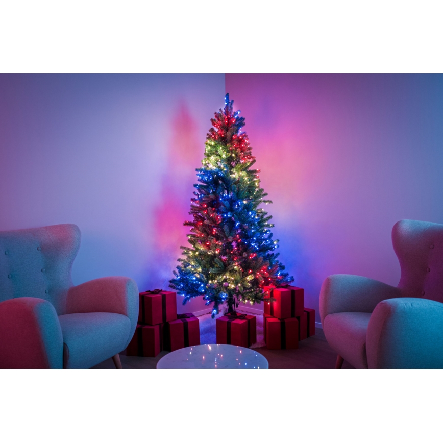 Twinkly - LED RGBW Dæmpbar juletræ TREE 435xLED 2,1 m Wi-Fi