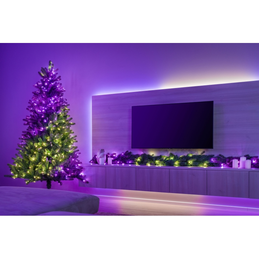 Twinkly - LED RGBW Dæmpbar juletræ TREE 435xLED 2,1 m Wi-Fi