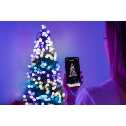 Twinkly - LED RGBW Dæmpbar juletræ TREE 435xLED 2,1 m Wi-Fi