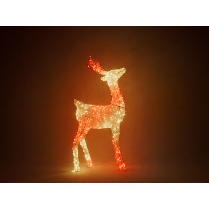 Twinkly TW3RS200SPP-TEU - Udendørs LED rensdyr m. RGBW-farver dæmpbar  240xLED IP44 Wi-Fi