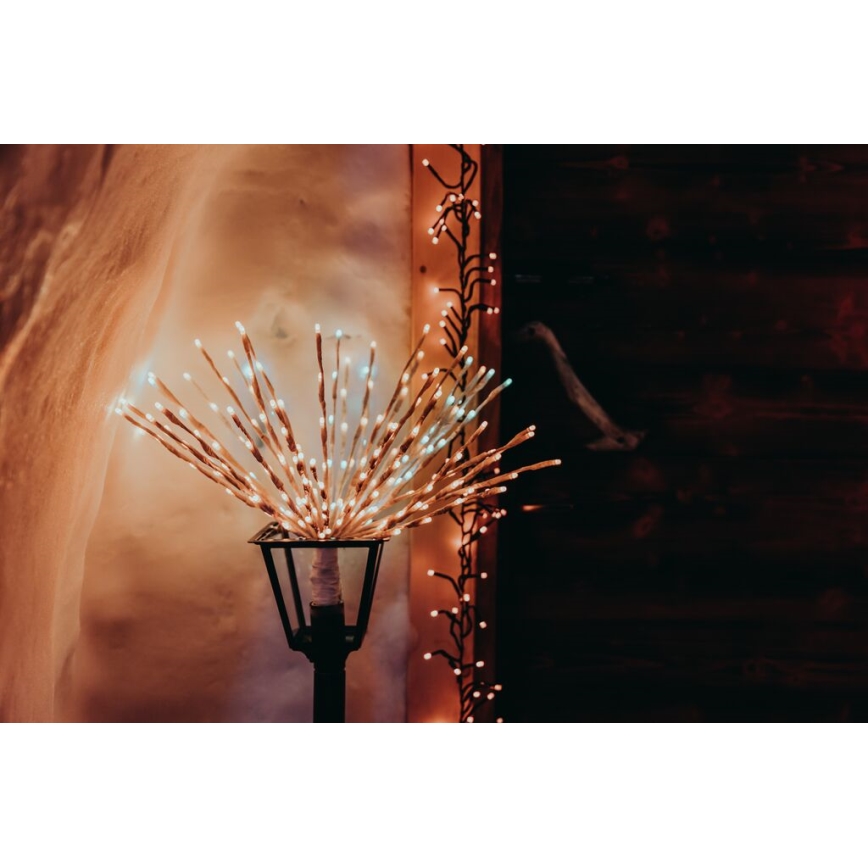 Twinkly - LED RGB Dæmpbar udendørs julestjerne SPRITZER 200xLED IP44 Wi-Fi