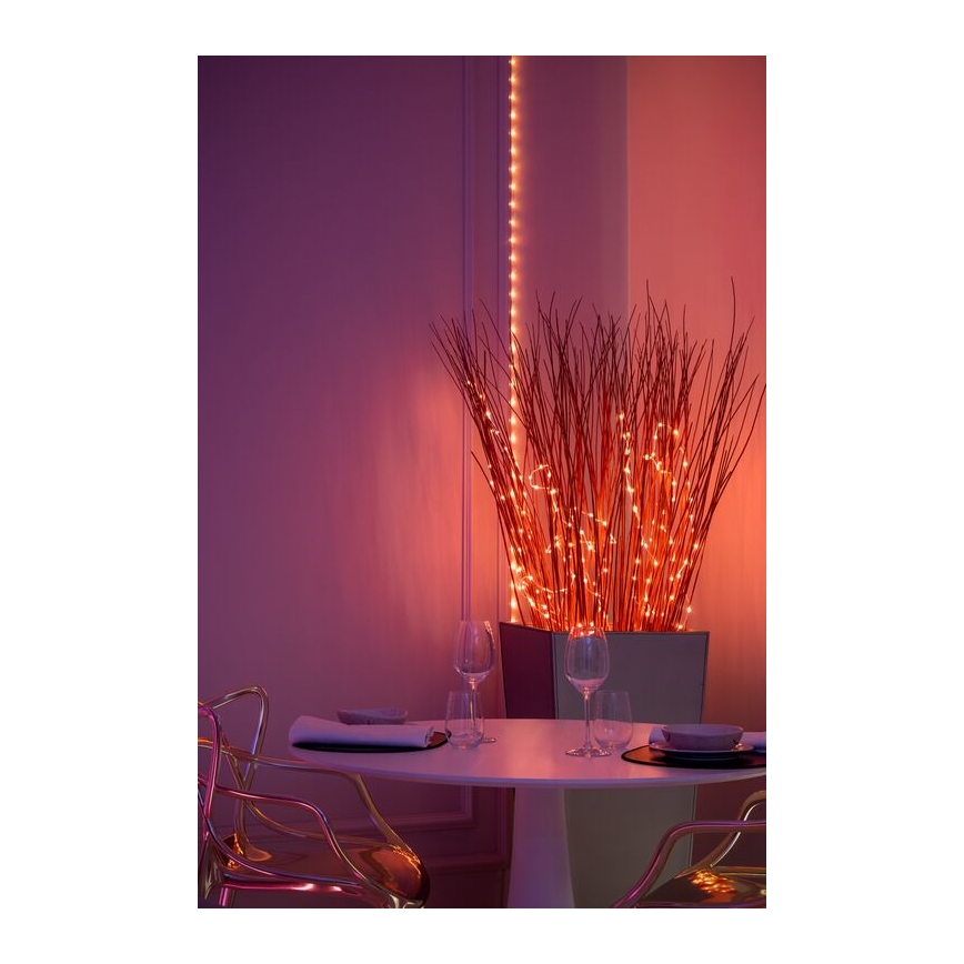 Twinkly - LED RGB Lysbånd dæmpbart DOTS 60xLED 3 m Wi-Fi USB