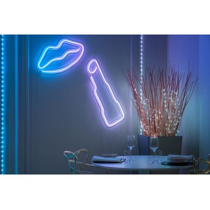 Twinkly - LED RGB Lysbånd dæmpbart DOTS 60xLED 3 m Wi-Fi USB