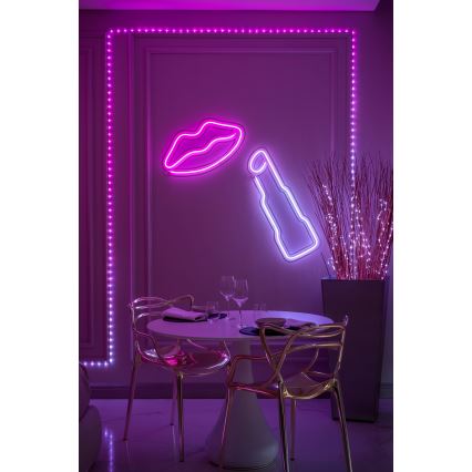Twinkly - LED RGB Dæmpbar julelys DOTS 60xLED 7 m USB Wi-Fi