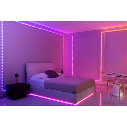 Twinkly - LED RGB Dæmpbar julelys DOTS 60xLED 7 m USB Wi-Fi