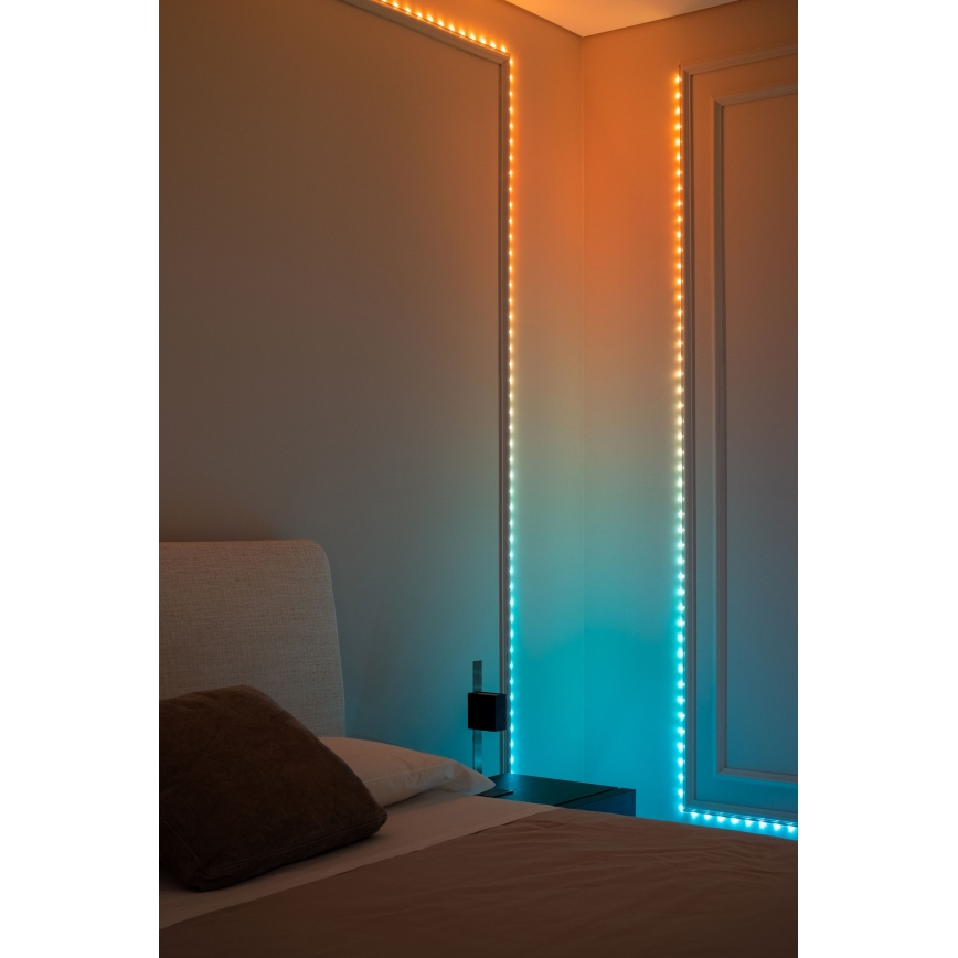 Twinkly - LED RGB Dæmpbar julelys DOTS 60xLED 7 m USB Wi-Fi