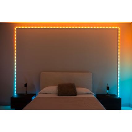 Twinkly - LED RGB Udendørs dæmpbar lysbånd DOTS 200xLED 10 m IP44 WiFi