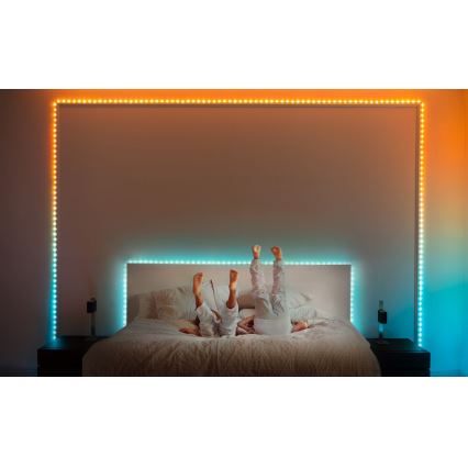 Twinkly - LED RGB Udendørs dæmpbar lysbånd DOTS 200xLED 10 m IP44 Wi-Fi