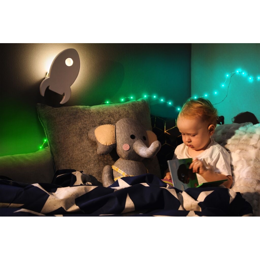 Twinkly - LED RGB Udendørs dæmpbar lysbånd DOTS 400xLED 20 m IP44 Wi-Fi