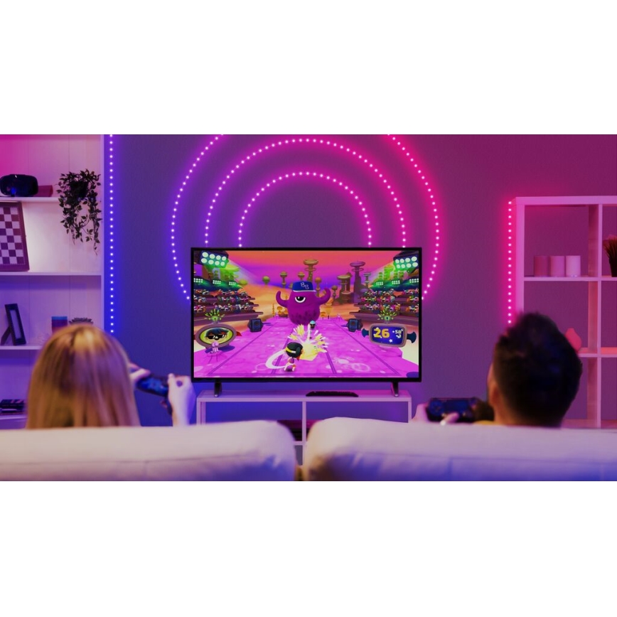 Twinkly - LED RGB Udendørs dæmpbar lysbånd DOTS 400xLED 20 m IP44 Wi-Fi