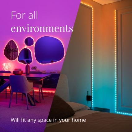 Twinkly - LED RGB Udendørs dæmpbar lysbånd DOTS 400xLED 20 m IP44 Wi-Fi