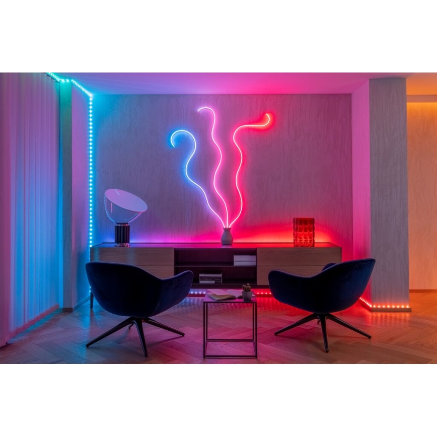 Twinkly TWFL300STW-WEU - LED strip m. RGB-farver dæmpbar FLEX 300xLED 3 m Wi-Fi
